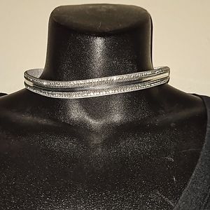 Sparkle Silver Neckle Adjustable